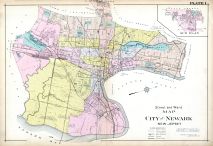 Newark - Ward Map and Plate 001, Essex County 1906 Vol 3